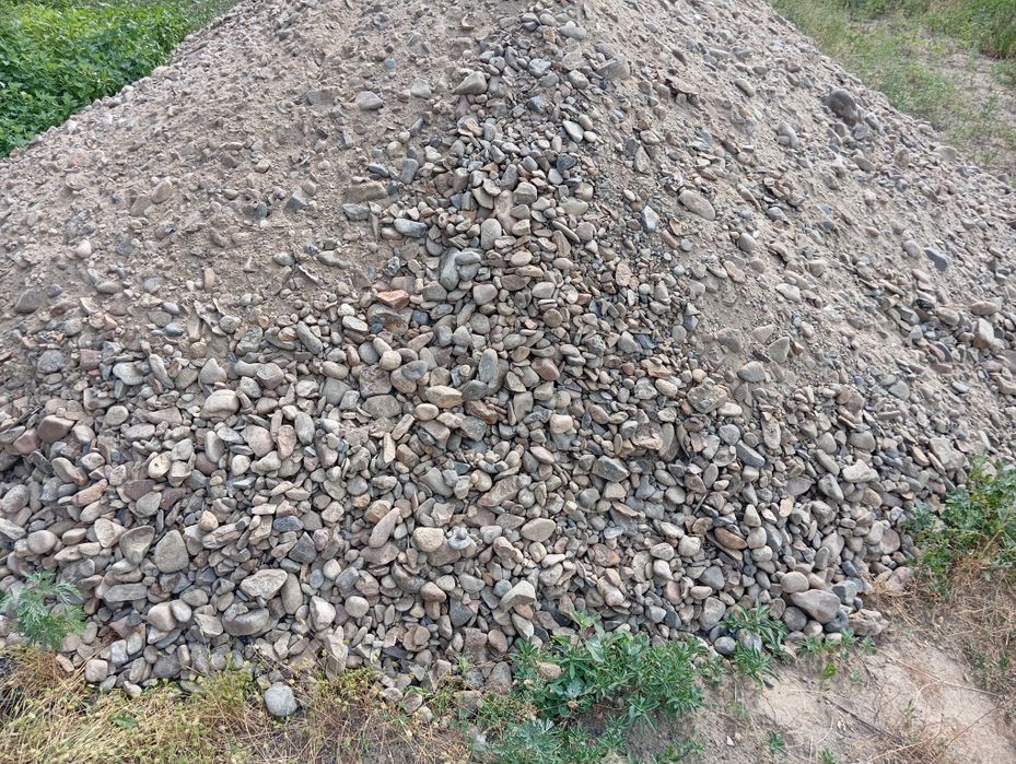 Гравий отсев щебень песок