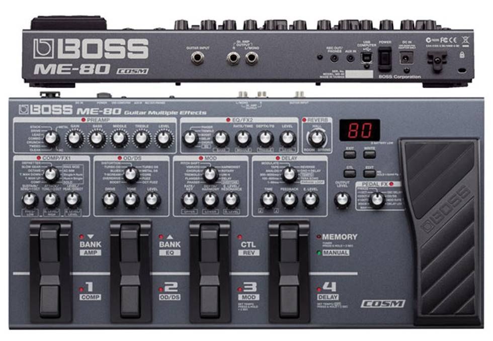 Гитарный процессор Boss Me 80