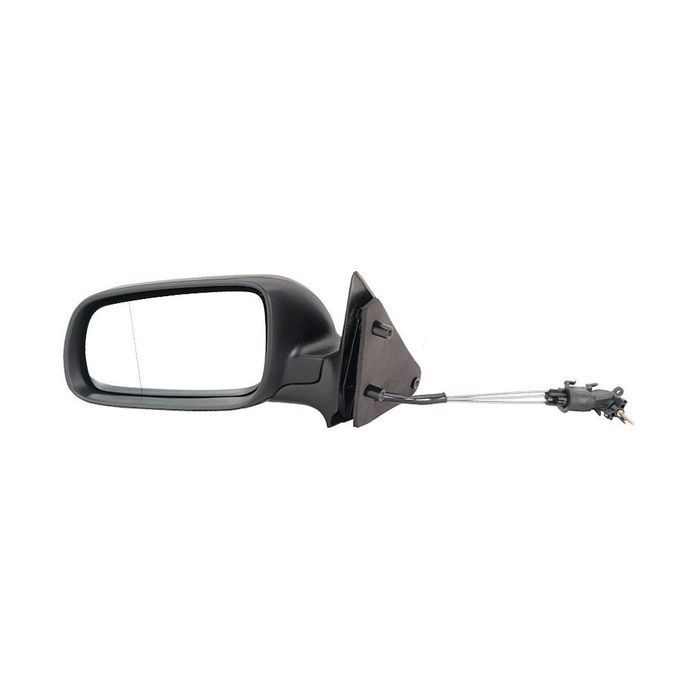 Oglinda exterioara Skoda Octavia (1U2/1U5) 03.1997-11.2009 Partea Stanga Crom Asferica manuala Fara Incalzire, carcasa neagra, Model Mare