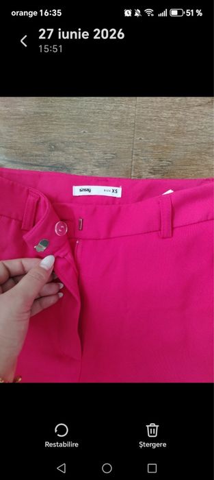 Pantaloni eleganti de dama marime xs