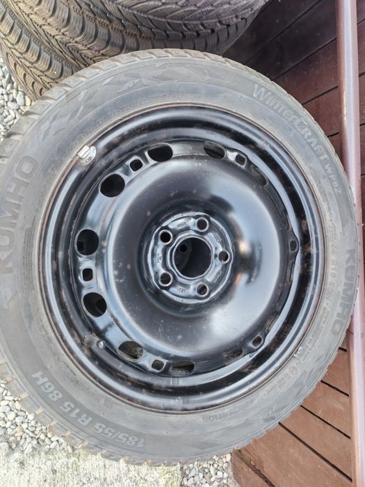 Seturi de jante tabla pe 15,5*100,Et38, originale Skoda,Vw