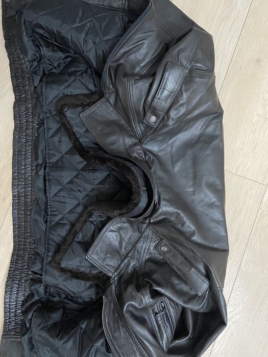 Geaca din piele (maro) forte terestre