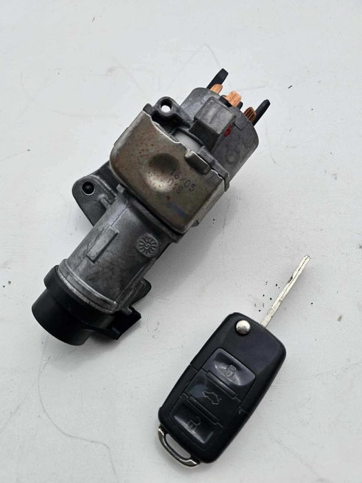 contact + cheie volkswagen polo 9n3 / seat ibiza / skoda fabia