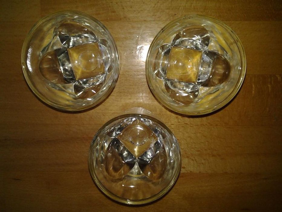 Set 3 Pahare sticla aperitiv 6 cm