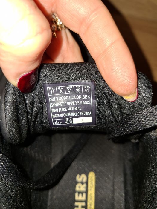 Мъжки кожени маратонки Schecers