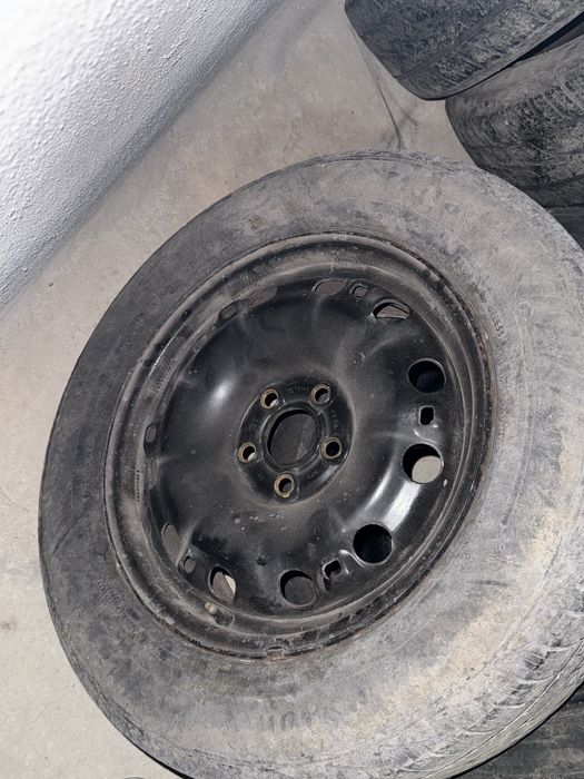 Стоманени джанти с гуми – 15 цола, 5x100