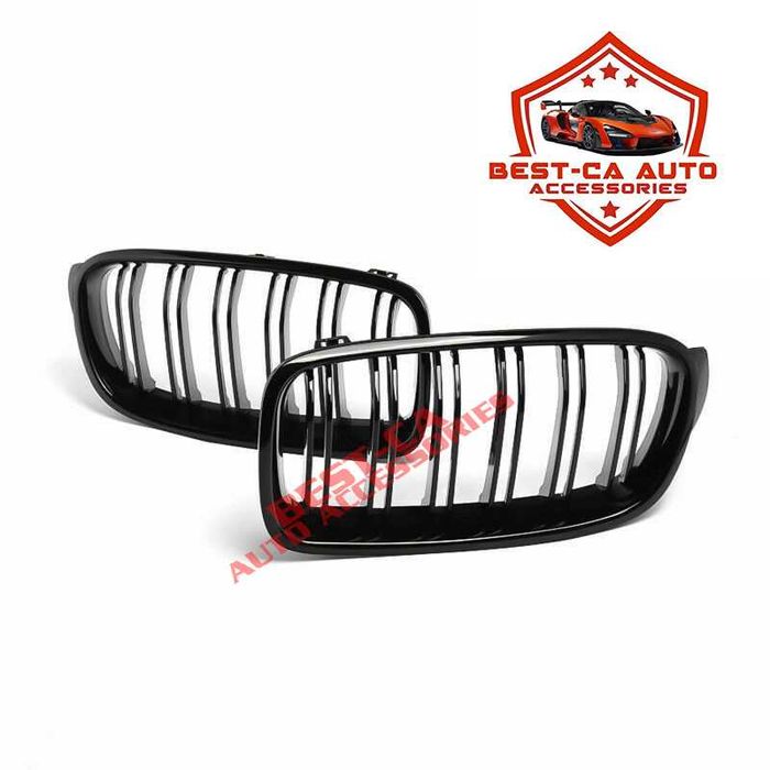 Set Grile BMW Seria 3 F30 2011 - 2018 Negru Lucios Duble M3 Design