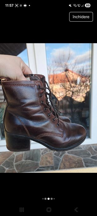 Cojoc damă din blană naturală + ghete damă piele naturală,  Vera Pelle