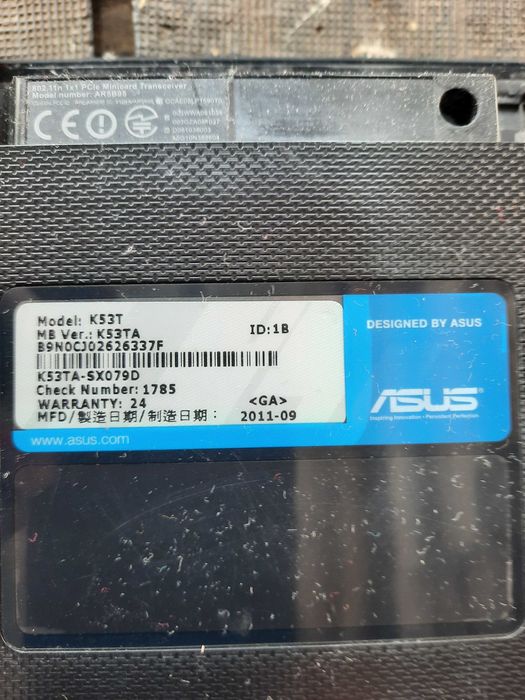 Componente / piese laptop Asus K53TA