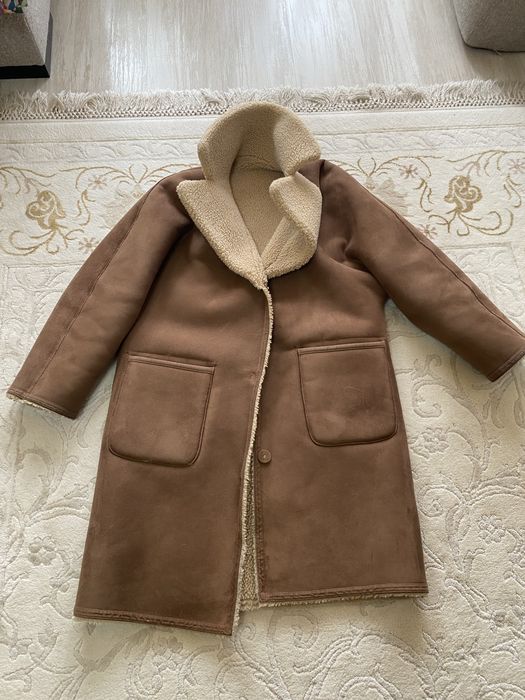 Шуба Теди двухсторонняя - Mango