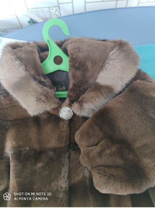 Шуба стриженая норка