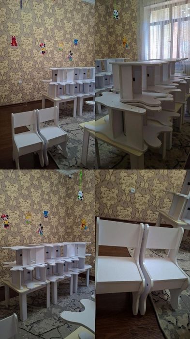 стол и стулья для садика