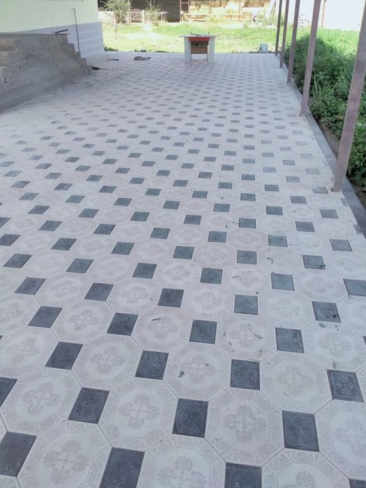 Укладка брусчатка