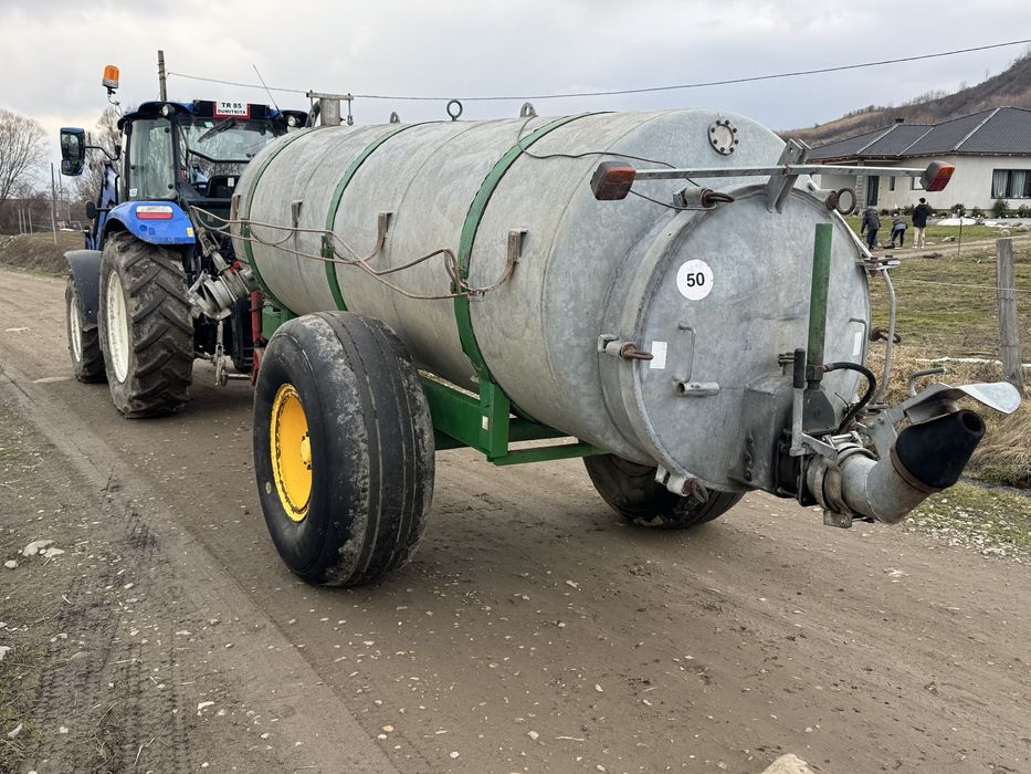 Vidanja cisterna dejectii 5000 litri IPSA nu plug cositoare disc freza