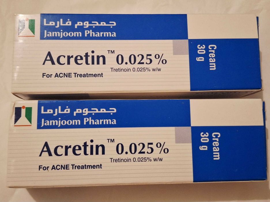 tretin 0.025% retinol acnee pete melasma riduri vergeturi