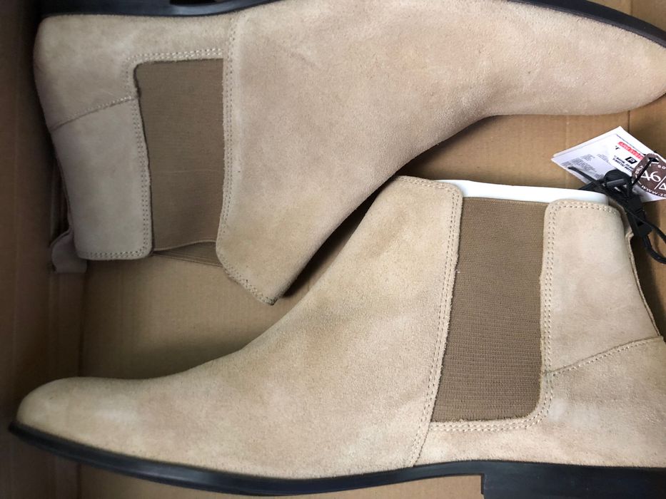 Мъжки кожени боти ZARA