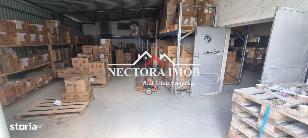 NECTORA IMOB-Hala 240 mp cu Teren 1.500 mp, Utilitati, Curte betonata