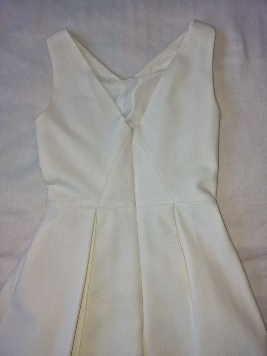 Rochie eleganta (cred) alba/crem