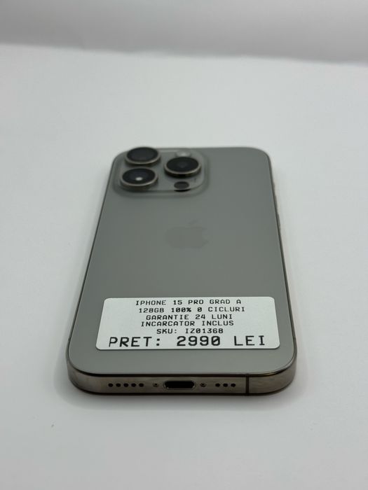 Iphone 15 Pro 128GB Garantie Rate - zonemag.ro