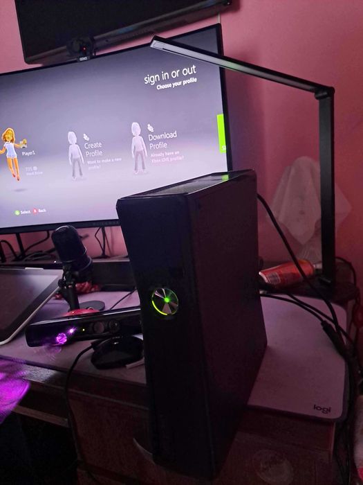 Xbox 360 Modat RGH, Kinect + accesorii