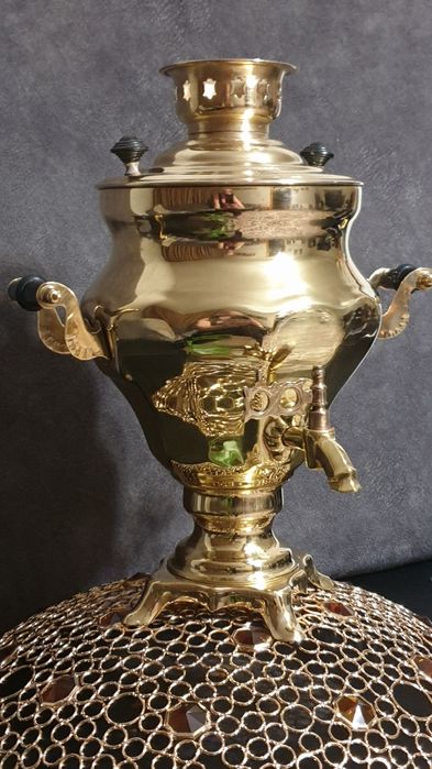 Самовар. Эл. Латунь. 1991