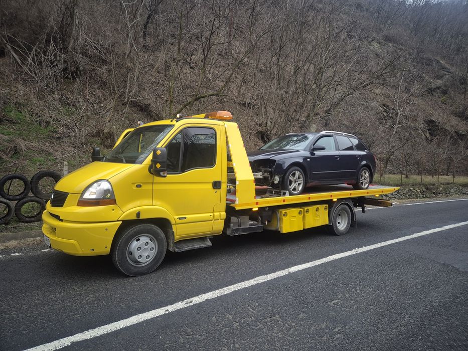 Tractare Platforma  Alba-Iulia Autostrada A1 A10 Transalpina