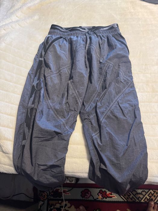 Luda - Grey Dyed Polyester Trousers