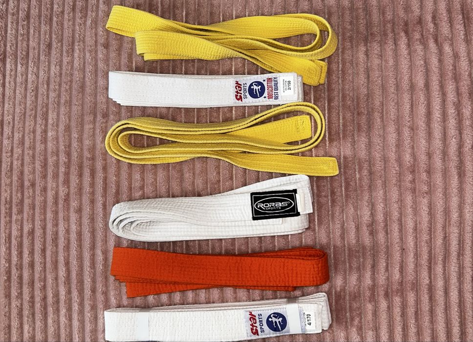 Продаю пояса по каратэ, дзюдо, кудо