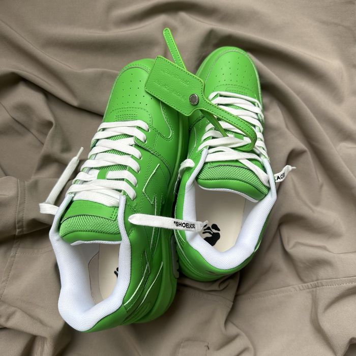 Pantofi Sport Off-White Out Of Office Verde-Alb