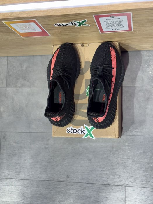 Adidas Yeezy Boost 350 V2 Core Black Red, Poze Reale 36-45 Size