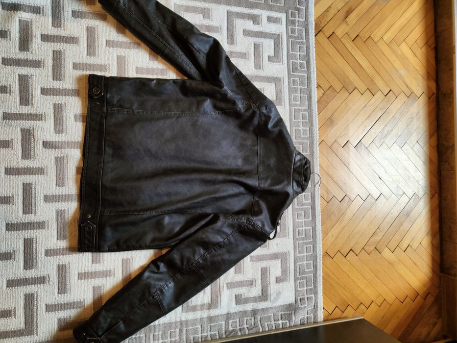 Мъжко яке от еко кожа, размер  L, ново