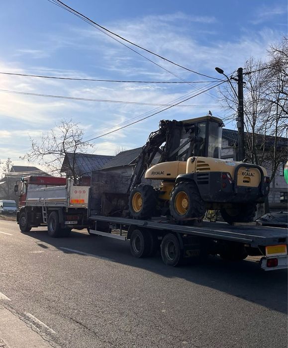 Schimb iveco + remorca platforma utilaje
