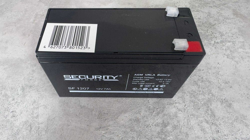 Аккумулятор Security Force SF 1207 12В 7Ач (12V 7Ah)