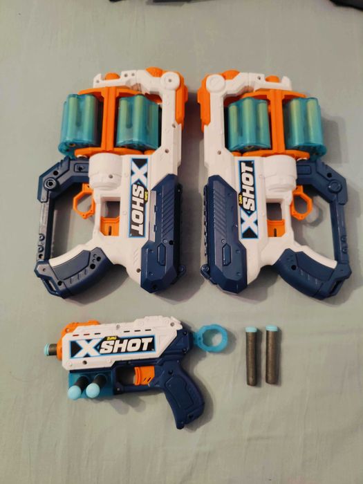 SET Arme Nerf XSHOT 2 + 1 pistol