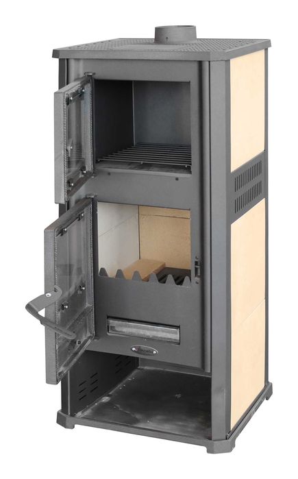 Semineu (Soba) pe lemne Fornello Roma G Ivory 11-13 kW