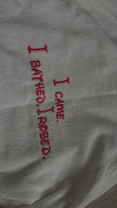 Белый банный халат стиль IKEA