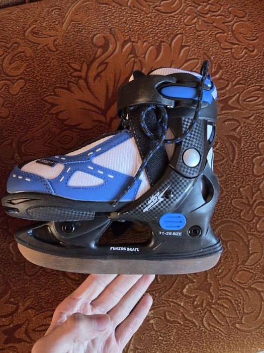 Коньки детские синие