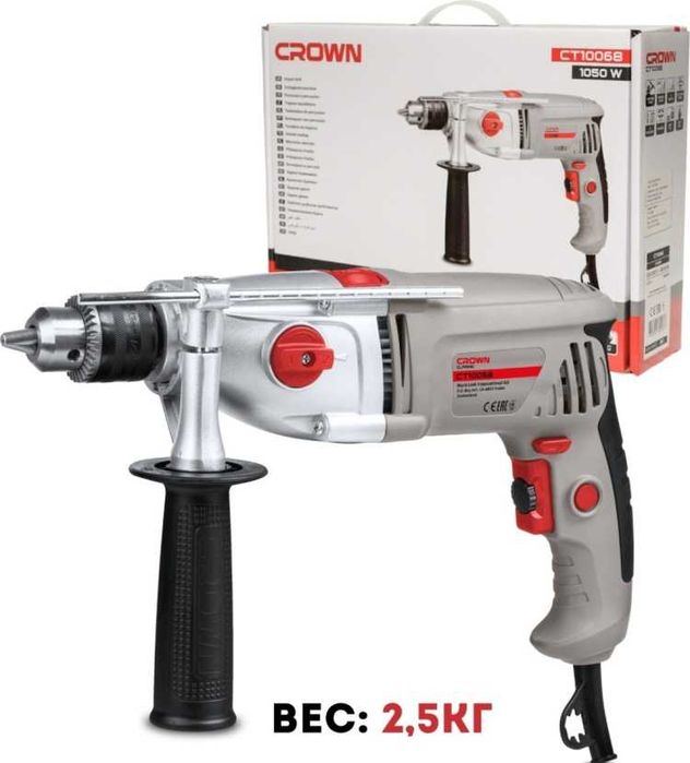 CROWN дрель CT10068