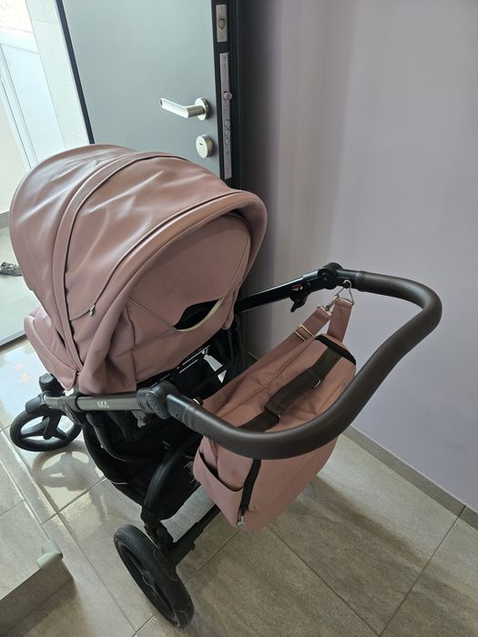 Детска количка bebetto luca pink 2in1