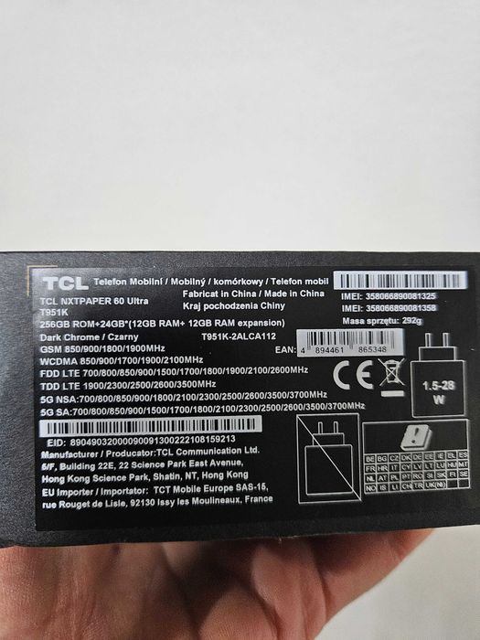 Tcl Nxtapaper 60 Ultra 256 Gb sigilat la cutie.