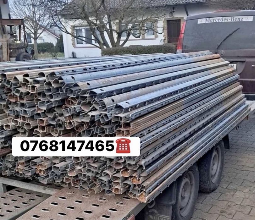 Spalieri Stâlpi zincati metal pentru vie gard mure