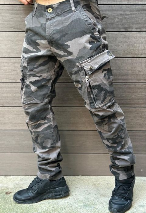 Мъжки камуфлажни карго панталони