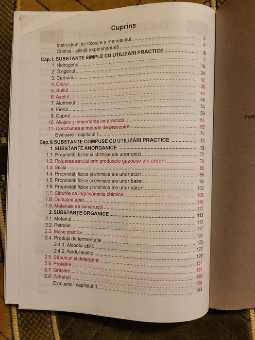 Manual chimie clasa a 8a(VIIIa) editura Sigma + tabelul periodic