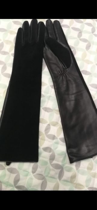 Продам длинные кожанные перчатки