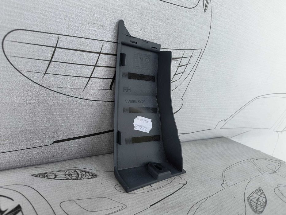 Ornament / Bandou Aripa Fata Dreapta Volkswagen Touareg 3 2018 / 2018-2023 Cod OEM VW0948Y20 (5C2)