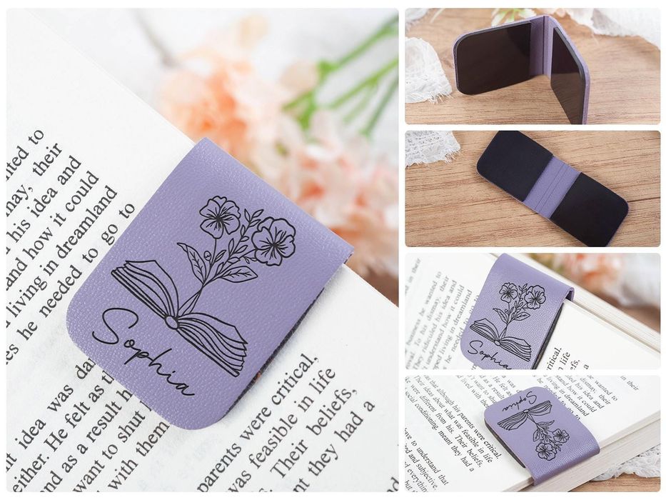 Набор магнитных закладок 8 шт. Подходят для книг, ежедневников.