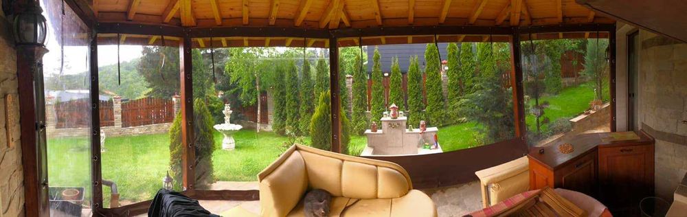 ПВЦ винил-кристал ПРОЗРАЧЕН UV ветрозащитна завеса Ветроупорни завеси