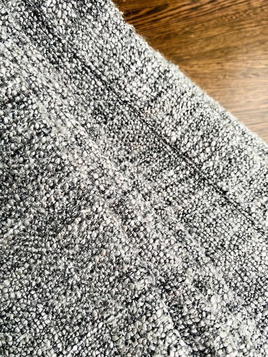 Cuvertura IKEA decorativă Gri melanj pentru pat sau canapea - stil modern, aspect texturat