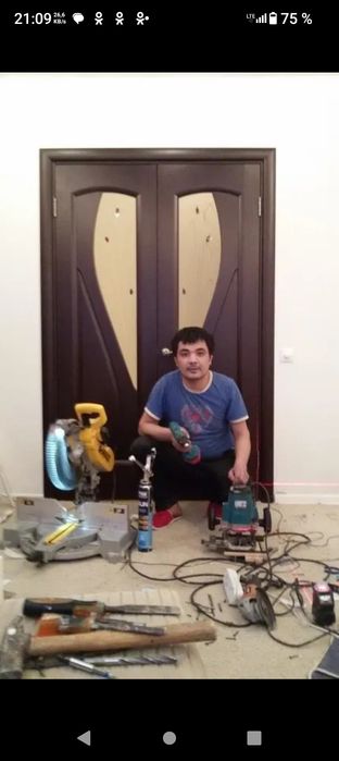 установка дверей