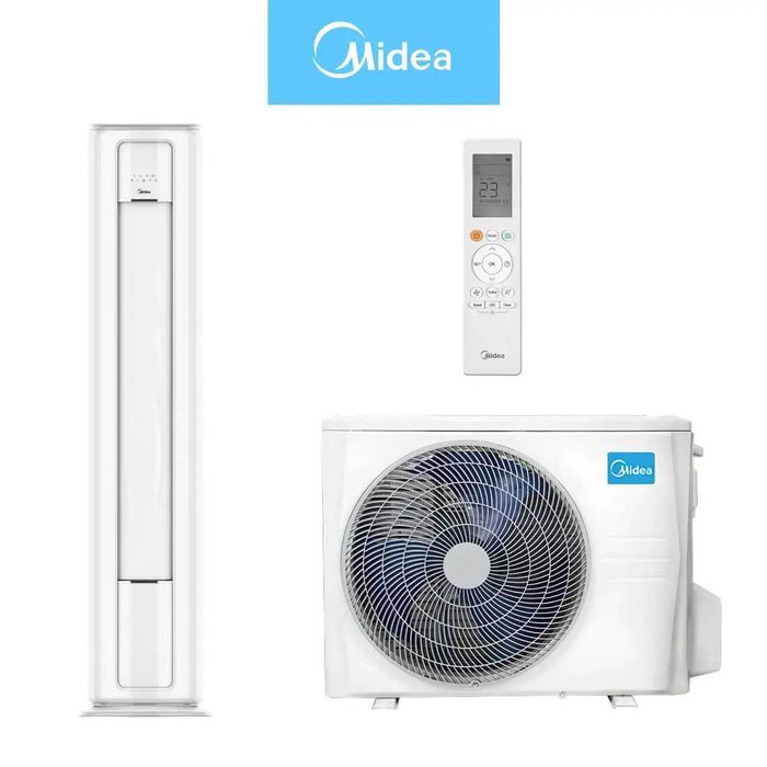 Кондиционер Midea колонный 24 со склада доставка установка